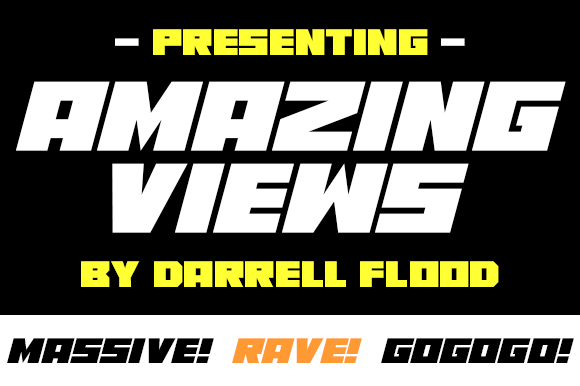 Amazing Views: A Bold Display Typeface for Impactful Design