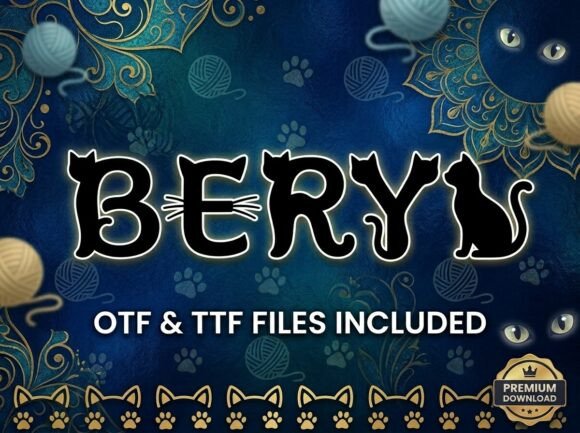 Beryl: A Stunning Display Font for Bold Creators