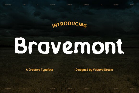 Bravemont: Hand-Carved Character for Bold Designs