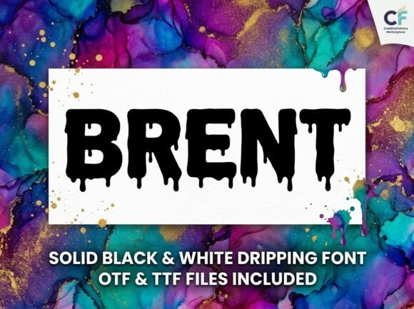 Brent: A Stunning Decorative Display Font for Bold Creativity