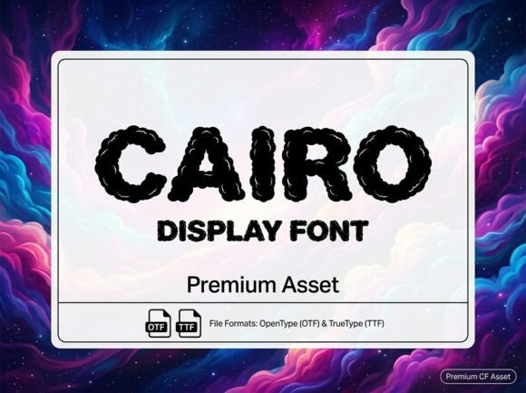 Cairo: A Premium Font for Bold, Artistic Design Projects