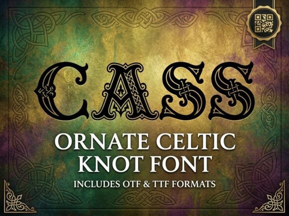 Cass: A Bold Decorative Display Typeface