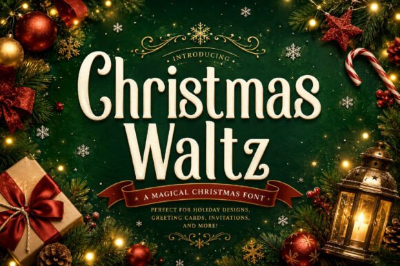 Christmas Waltz: A Font of Festive Elegance