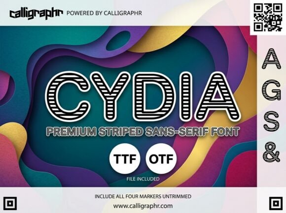 Cydia: A Playful Geometric Font for Modern Designs