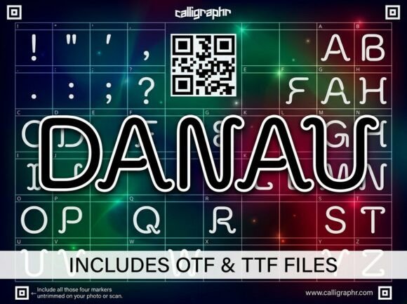 Danau: The Monoline Display Font for Modern Design