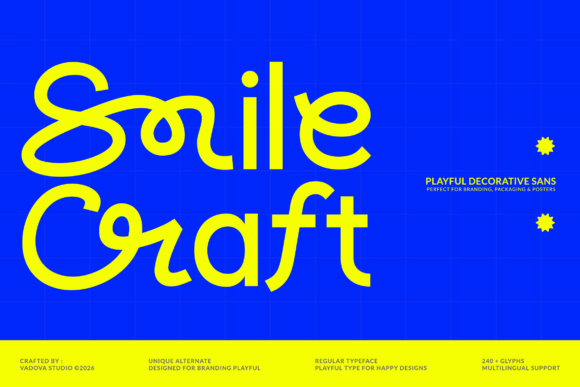 Discover Smile Craft: A Font Full of Personality
