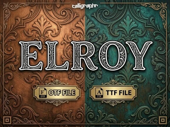 Elroy: A Bold Display Font for Impactful Design