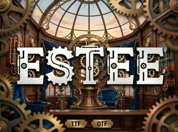 Estee: A Bold Decorative Font for Impactful Designs