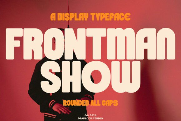 Frontman Show: A Bold Display Font for Impactful Design