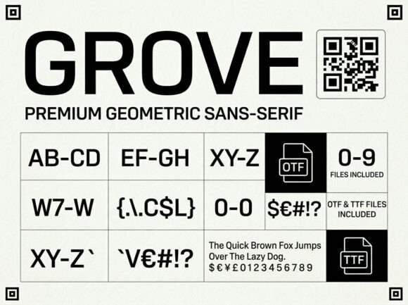 Grove: The Decorative Display Typeface for Impactful Design