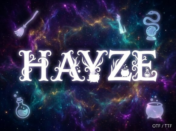 Hayze: A Bold Decorative Display Typeface