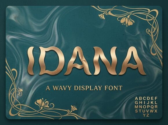 Idana: A Stunning Decorative Display Font for Bold Creators