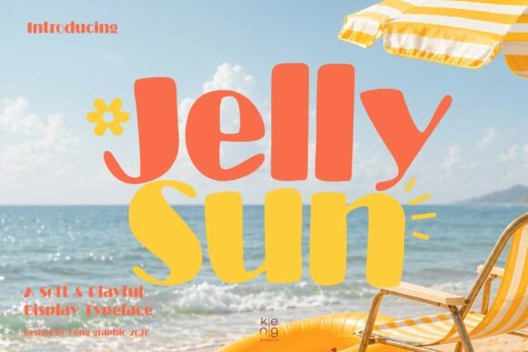 Jelly Sun: Your Sunshine-Infused Display Font for Vibrant Designs