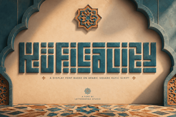 Kuficality: A Display Font Inspired by Arabic Square Kufic