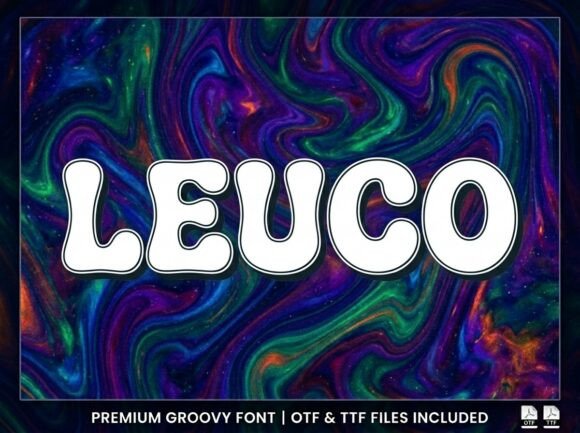 Leuco: A Bold Display Typeface for Headlines and Logos