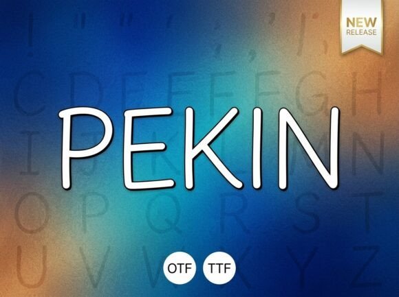 Pekin: A Bold Display Font for Creative Impact