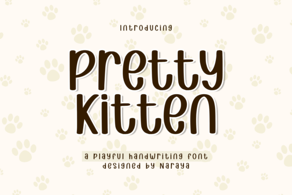 Pretty Kitten: A Playful Font for Creative Projects