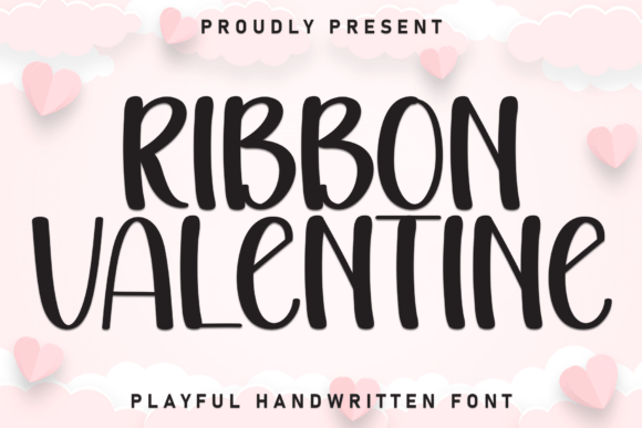 Ribbon Valentine: A Charming Handwritten Display Font