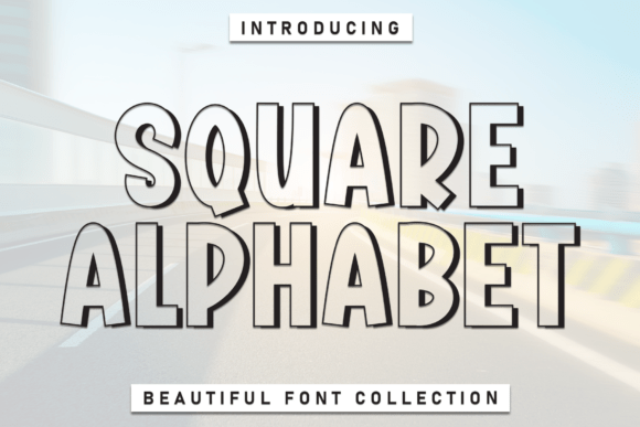 Square Alphabet: Bold, Geometric Impact for Modern Design