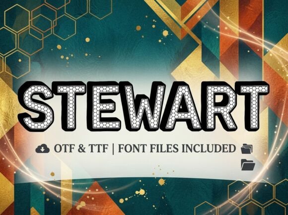 Stewart: A Decorative Typeface for Bold Visual Impact
