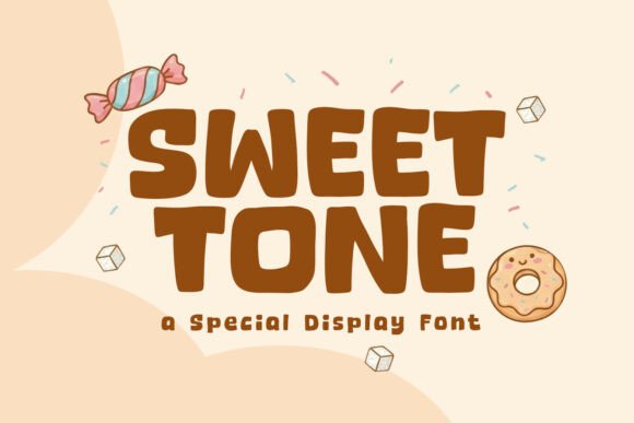 Sweet Tone: A Modern and Cute Display Font for Creative Projects