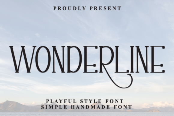 Wonderline: A Captivating Display Font for Elegant Design